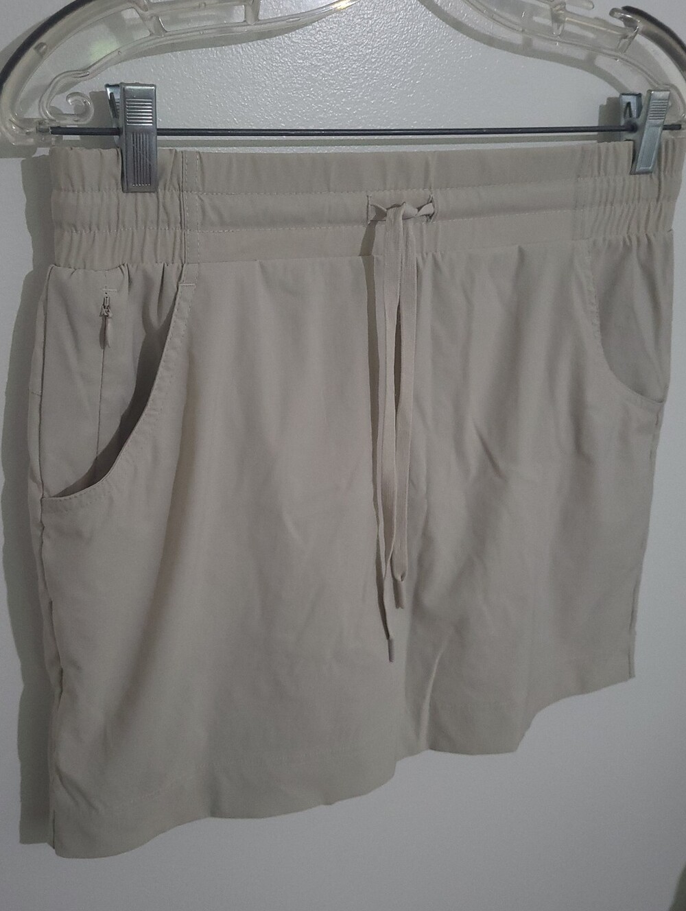 Pacific Trail Active Performance Skort Light Tan Beige Size S